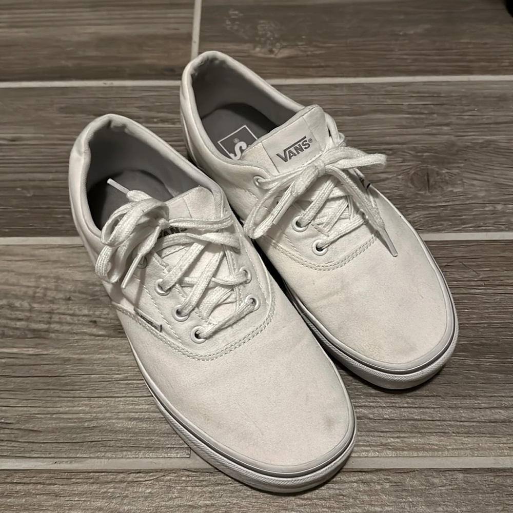 Vans! White in almost new condition